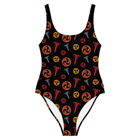Red and Orange One Piece Swimsuit Red and Orange One Piece Swimsuit