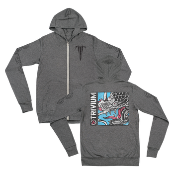 Trivium Dragon Zip Hoodie